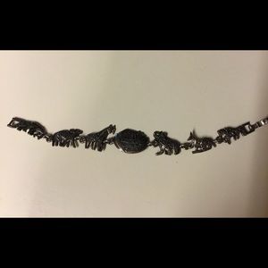 Silver Marcasite Noah’s Ark Braclet